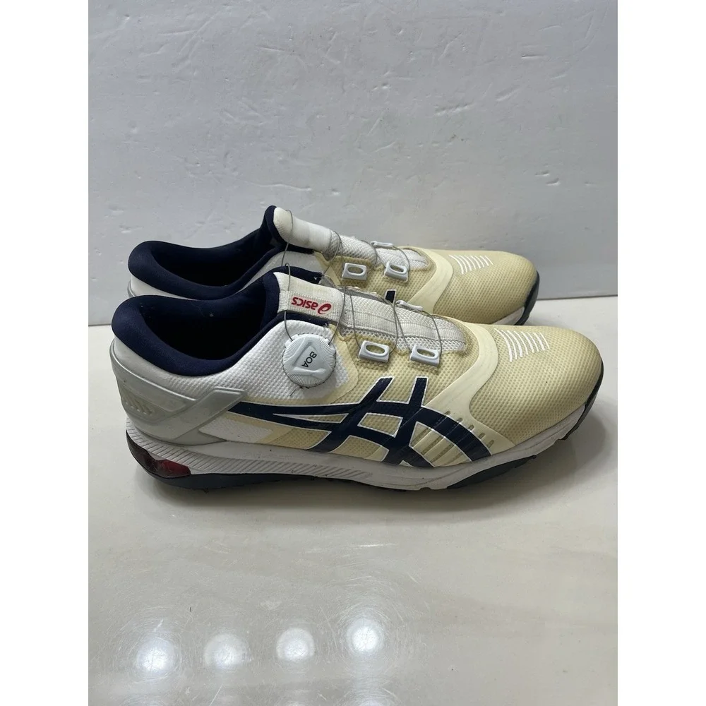 Asics Men's 11 Gel-Course Duo BOA Golf Shoes Dial Based Tightening System Beige